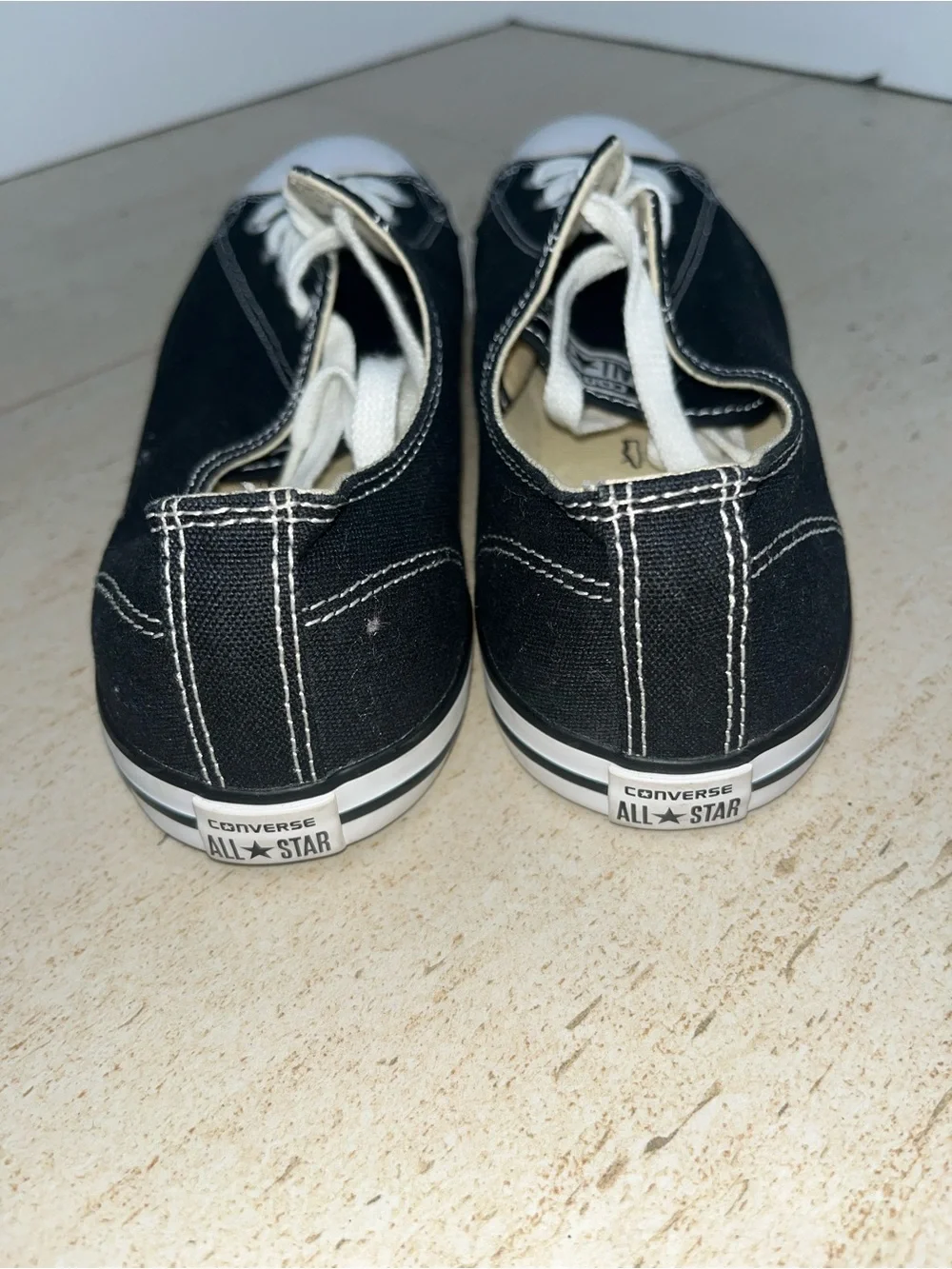 Converse black canvas
